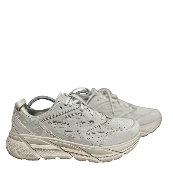 Hoka One One U Clifton L Suede 1122571 EEGG Walking Shoes Men's Sz 10.5 Wms 11.5 - Picture 1 of 8